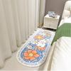 Quarto transfronteiriço engrossado longo cobertor de cabeceira quarto da menina Cartoon Bay Window Mat Oval Verão Pet Carpet