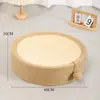 Placa Arranhador e Cama para Gatos Personalizados Combinados, Feitos de Sisal Durável que Não Solta Fiapos, Adequados para Gatos Grandes e Gordinhos, para Entretenimento Próprio e Alívio do Tédio