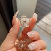 Pinza para Flequillo de Mini Camelia de Principios de Primavera para Mujer, Pinza Lateral Pequeña para el Cabello, Pinza de Celebridad de Internet, Pasador, Accesorios para la Cabeza