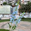 Nueva simulación flor campanilla delphinium comercio exterior 2 horquillas flor Qianxun guía de camino de boda decoración de techo flor artificial venta al por mayor