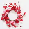 Nueva Decoración de Corona para el Día de San Valentín, Día de la Madre, Festival de Primavera Amazon Transfronterizo Ambiente Romántico Festivo Arreglo