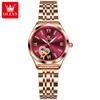 Reloj de Marca Oris Nuevo 2024 para Mujer Día de San Valentín Diamante Lujo Ligero de Alta Gama Reloj Mecánico para Mujer