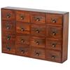 Gran Gabinete de Almacenamiento de Madera para Escritorio con Cajones para Escritorio de Dormitorio, Caja de Almacenamiento Multicapa para Cinta y Planificador, Organizador de Escritorio Estilo Japonés