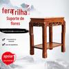 Estilo chinês antigo bonsai simples stand suculenta flor stand varanda madeira maciça Elm rolamento rack artesanato rack exibição