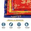 Atacado de alta qualidade padrão dragão dourado forjado pano multicolorido dourado dragão robe traje casamento vermelho hijab tecido fênix padrão dragão fênix