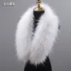 Otoño e Invierno Imitación Cuello de Piel de Zorro Mapache Cuello Falso Bufanda Sombrero Tira Verde Fruta Cuello Chal Cálido
