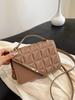 Bolso Pequeño de Moda para Mujer con Bordado Lingge Bolso Bandolera de Hombro para Mujer 2024 Bolso Cuadrado Pequeño Casual Portátil para Viajero