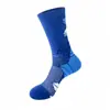 Meias de Corrida Profissionais para Maratona Masculina Cano Médio Resistentes ao Desgaste Absorventes de Suor com Malha de Laço na Parte Inferior Práticas para Corrida ao Ar Livre Meias de Basquete