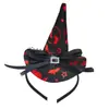 Accesorios de Fiesta de Disfraces del Festival de Fantasmas de Halloween Aro de Cabeza de Calabaza Araña Murciélago Calavera Sombrero de Bruja Aro para el Cabello Hebilla para la Cabeza