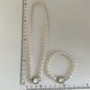 Fecho de Madrepérola de Luxo Leve Cristal Branco Australiano Pérola Branca Torcida Colar Francês Design de Nicho Corrente para Suéter para Mulheres