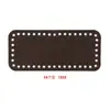 Herrajes para Bolsos DIY Fondo de Bolso Tejido Hyuna 18X8cm Base de Placa de Fondo de Cuero sin Clavos Accesorios Listos para la Venta