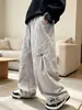 Calça de trabalho casual infantil para meninos, novo estilo outono 2026, calça comprida de corte solto para crianças, calças de primavera e outono para bebês meninos, moderna