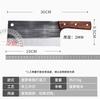 Cuchillo de cocina forjado a mano, cuchillo afilado para rebanar, cuchillo para carne de acero inoxidable doméstico, cuchillo de cocina para picar en stock