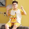 Pijama para Hombre Algodón Puro Juvenil Verano 2025 Nuevo Transpirable Manga Corta Jersey Delgado Ropa para el Hogar Conjunto de Dos Piezas