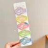 Pinzas para el pelo de colores dulces para niñas, Accesorios para el pelo de animales de dibujos animados y flores, Set de pinzas lindas y no dañinas para el flequillo
