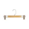 Perchero de Madera para Pantalones para Tienda de Ropa, Uso Doméstico, Colgador Fuerte sin Marcas para Faldas y Pantalones, Clip Antideslizante para Faldas, Percha de Madera con Clips para Ropa Hanfu