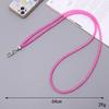 Cordão para Capa de Celular Yilian Alça Longa de Malha Transversal Corrente de Cristal Anti-Perda Anti-Queda Pingente para Pendurar para Mulheres