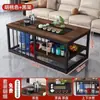 Mesa de té, diseño minimalista, adecuada para apartamentos pequeños, mesa de té pequeña para la sala de estar, totalmente automática, estación de preparación de té fácil de usar, mesa todo en uno para uso doméstico, mesa de té Kung Fu