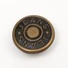 Botón de metal para pantalones de mezclilla aleación ajuste desmontaje cintura botón metálico sin costura cabeza de tornillo hebilla en I