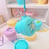 Taza de Agua Plegable Macaron de Grado Alimenticio Portátil para Acampar al Aire Libre Taza de Té Viaje Viaje de Negocios Taza de Enjuague Bucal de Bolsillo