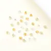 Jingde Jewelry Cobre Banhado a Ouro 18K Alta Retenção de Cor Contas Espaçadoras Pequenas de Formato Irregular Acessórios para Joias DIY