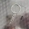 Llavero de 30 mm con Cadena de Cuatro Secciones, Llavero con Cierre de Langosta, Accesorios para Colgantes de Cuentas DIY, Llavero al por Mayor