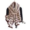 Bufanda Pequeña Grande Otoño e Invierno Bufanda de Algodón y Lino para Mujer Chal para Descanso de Mediodía en Habitación con Aire Acondicionado Bufanda de Viaje de Doble Uso Moda
