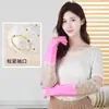 Luvas Domésticas de Outono e Inverno, Comprimento Estendido, Veludo Fino, Estilo Elástico, Luvas Femininas, Impermeáveis e à Prova de Óleo, Luvas de Limpeza para Cozinha