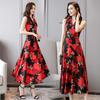 Vestido sem mangas plus size para mulheres, Novo estilo longo de verão 2026, Roupa de verão para mães de meia-idade, Caimento solto para mulheres plus size, Vestido fada