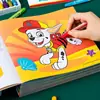 Livro de Colorir Patrulha Canina para Idades de 3 a 6 Anos Livro de Colorir para Rabiscar no Jardim de Infância Livro Ilustrado Infantil Aprendendo o Oceano