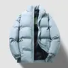 Jaqueta de algodão de alta qualidade, casaco de algodão de inverno para homens, nova jaqueta de algodão da moda masculina, marca badalada, jaqueta grossa para casal, casaco de algodão acolchoado estilo Hong Kong para mulheres