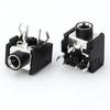 Conector para auriculares de color de 3.5MM horizontal de 5 pines conector para auriculares de audio 306 orificio de luz rosa verde negro