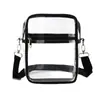Bolsa Cruzada Transparente de PVC con Cremallera para Almacenamiento de Cosméticos, Artículos de Anime, Mercancía de Conciertos, Bolsa de Almacenamiento al por Mayor