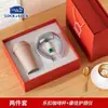 Presentes Empresariais de Alto Padrão Souvenirs Personalizados para Eventos de Reunião Anual Conjunto de Caneca de Café Lecou e Protetor de Pescoço Konka Caixa de Presente