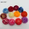 Flor de Crisantemo Cabeza de Garra de Dragón Simulada 12cm Flor Artificial Colorida Decoración para Bodas y Decoración del Hogar Flor de Seda Accesorios de Corona Hechos a Mano