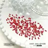 Accesorios para Uñas Artísticas Brillantes K9 Huazi Corte Pequeño Mini Planos Biselados Fondo Plano Diamante Shijia Rojo Grande Gota de Agua Decoración para Uñas