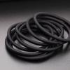 Banda de goma negra base 04 alta elasticidad coleta alta simple todo partido no deformación cuerda para atar duradera anillo grueso para el cabello