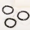 Pulsera de Abalorios de Obsidiana Plateada Natural con Forma Antigua Jingde Jewelry para Hombres y Mujeres, Pulsera de Obsidiana Dorada de un Solo Círculo, en Stock, Envío Directo de una Pieza