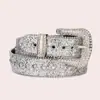 Cinto Larga Personalidade com Strass para Mulheres, Novo Cinto Versátil de Verão, Estilo Coreano Prata Ins Moda Simples Versátil Tendência