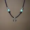 Cordón de Colgante de Jade de Alta Gama, Cordón de Collar Ajustable Hecho a Mano para Hombres y Mujeres
