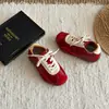 XSHX Apurifeng|Sapatos barefoot funcionais retrô para crianças, novo modelo outono 2026, sola plana antiderrapante para meninos e meninas