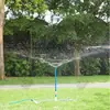 Cabeça de aspersor de irrigação rotativa de 360 graus de dois furos e 4 pontos para irrigação de gramado e jardim, irrigação de hortaliças, resfriamento e remoção de poeira