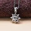 Collar de estrella de seis puntas de plata de ley S925 marca de moda para hombre colgante versátil estilo hip hop accesorios de alto nivel diseño exclusivo venta al por mayor