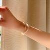 Colar Pulseira Gypsophila Estilo Dama Coreana para Mulheres Nicho Simples Estilo Frio High-End Contas Corrente Clavicular Atacado