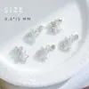 Serie de Accesorios para Uñas Transfronterizos Super Brillantes Huecos de Aleación Incrustados con Diamantes Colgantes de Estrella Rhinestones para Uñas DIY Artículo Caliente Transfronterizo