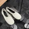 ¡En stock, se envía al instante! Bailarinas Redondas con Lazo y Tacón Oculto para Mujer, Zapatos Retro de Abuela, Slip-On de Suela Suave