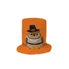 Sombreros Nuevos de Acción de Gracias Transfronterizos, Sombreros del Festival de la Cosecha de Pavo y Calabaza, Suministros para Fiestas de Baile, Disfraces Festivos para Actuaciones