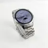 Adecuado para correa de reloj Huawei GT4 46 mm de ancho, tres eslabones, hebilla plana sin costuras, correa de acero inoxidable