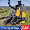 Máquina de corte e classificação de poda automática, máquina de corte de árvores hidráulica rotativa de moldagem única para fazenda florestal