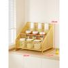 Estante de Almacenamiento de Cocina Estante Multifuncional para Condimentos de Escritorio Estante Ajustable Estante de Almacenamiento de Condimentos de Múltiples Capas Estante de Almacenamiento de Encimera
